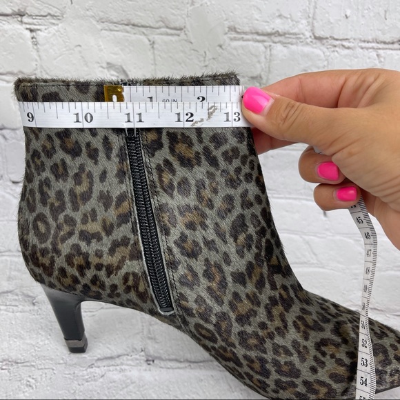 NWOB Preston & York Leopard Print Haircalf Boots - Picture 12 of 16